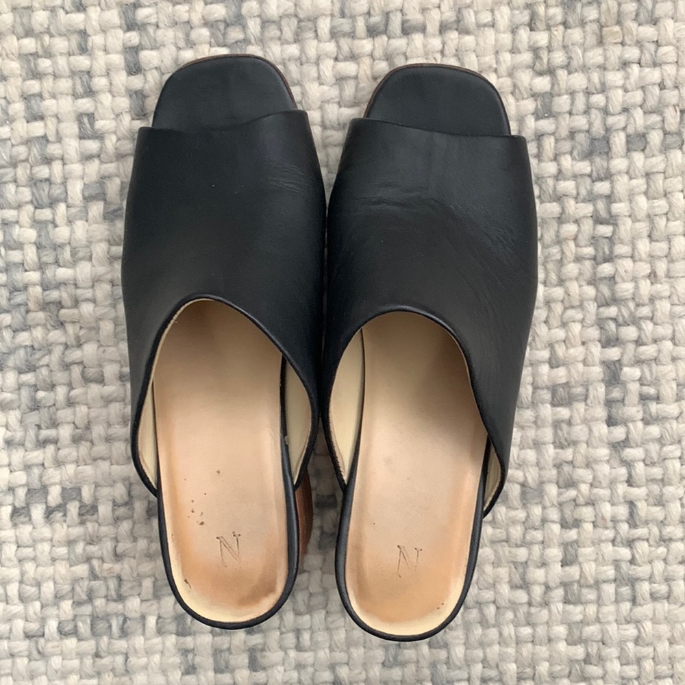 Nisolo leather mules